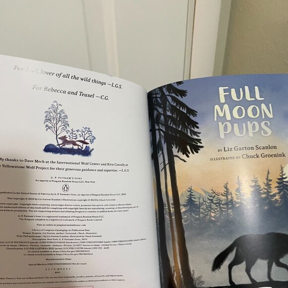 Imagination Library Book - Full Moon Pups - Paperback - MUST BE BUNDLED - Picture 3 of 4